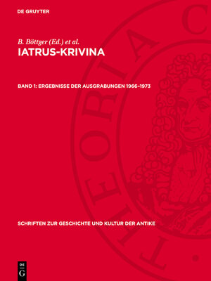 cover image of Ergebnisse der Ausgrabungen 1966–1973